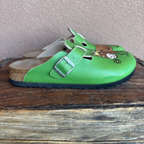 Birkis by Birkenstock Woodby Green Horse Clog - Picture 2 of 12